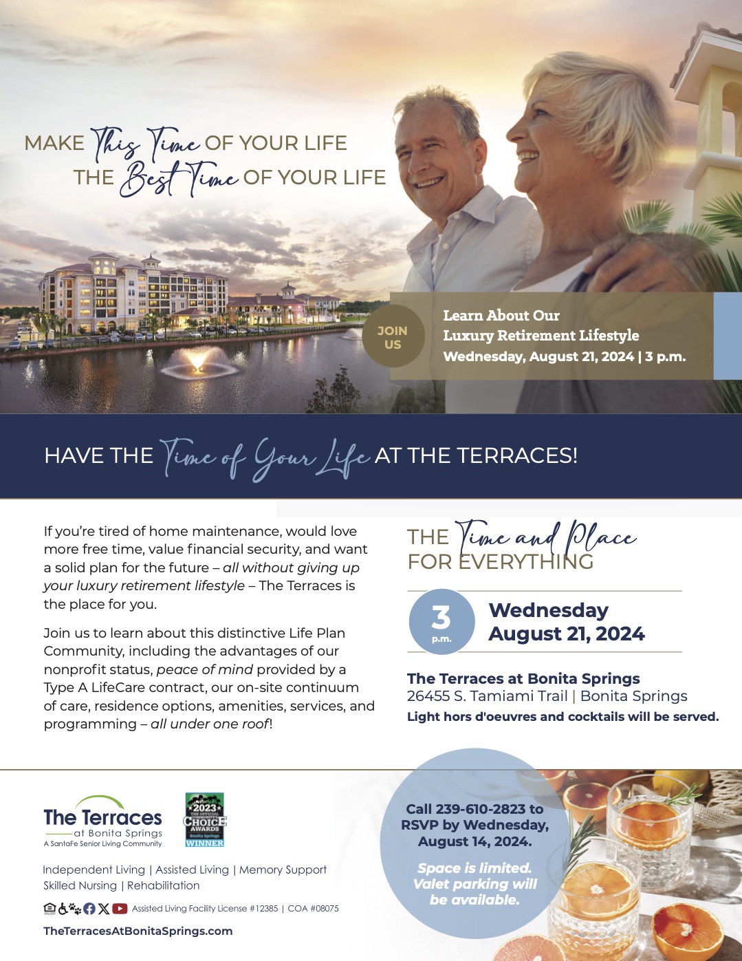 Have the Time of Your Life at The Terraces!